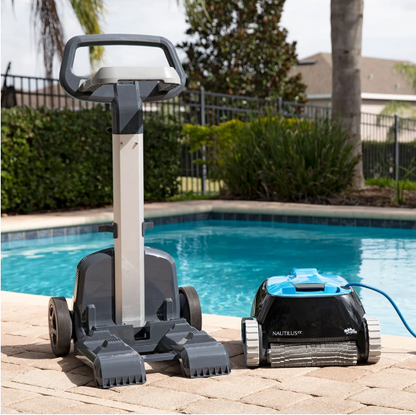 Nautilus CC Robotic Pool Vacuum Cleaner with Universal Caddy — Easy to Transport and Store Your  — Ideal for Above/In-Ground Pools up to 33 FT in Length