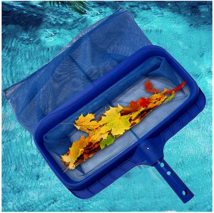 Swimming Pool Cleaning Net Professional Leaf Rake Deep Bag Large Capacity Thickened Frame Pool Leaf Net Pool Accessories
