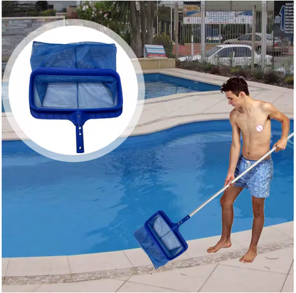 Swimming Pool Cleaning Net Professional Leaf Rake Deep Bag Large Capacity Thickened Frame Pool Leaf Net Pool Accessories