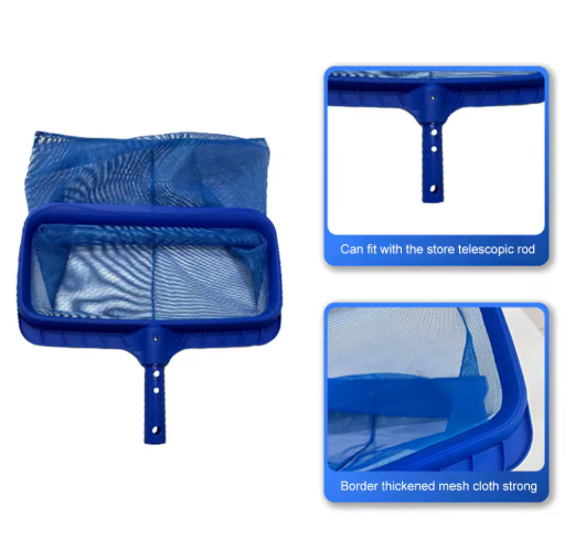 Swimming Pool Cleaning Net Professional Leaf Rake Deep Bag Large Capacity Thickened Frame Pool Leaf Net Pool Accessories