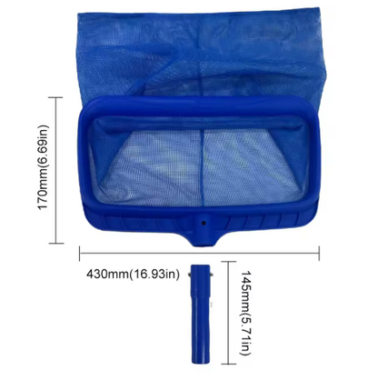 Swimming Pool Cleaning Net Professional Leaf Rake Deep Bag Large Capacity Thickened Frame Pool Leaf Net Pool Accessories