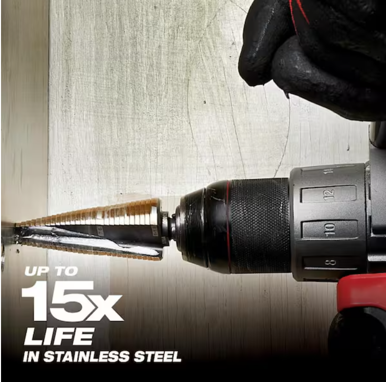 Cobalt Step Bit Kit (3-Piece)