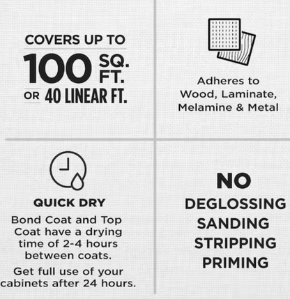 1 Qt. Satin Stellar Interior Cabinet Paint Kit