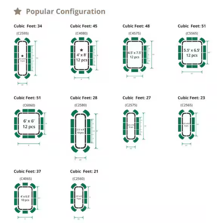 32 In. Extra-Tall 10-in-1 Modular Gray Metal Raised Garden Bed Kit – Modern Outdoor Gardening Solution