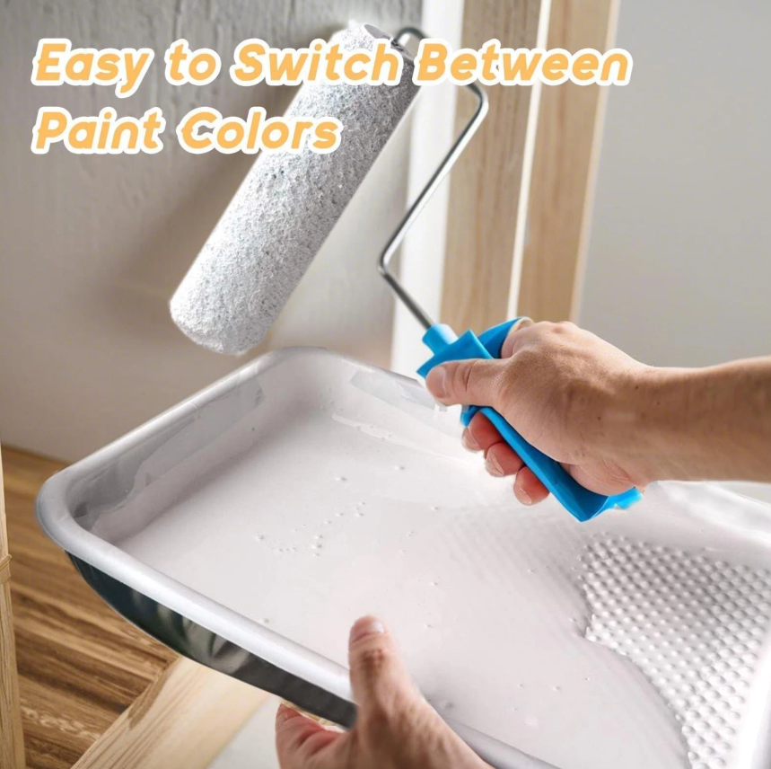 King Origin 9 Inch Disposable Paint Tray Liners – 12 Pack Textured Deep Pan