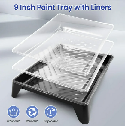 Tidymend  Kit, 28 Pcs s with Extension Pole, Roller Paint Brush for Painting Walls