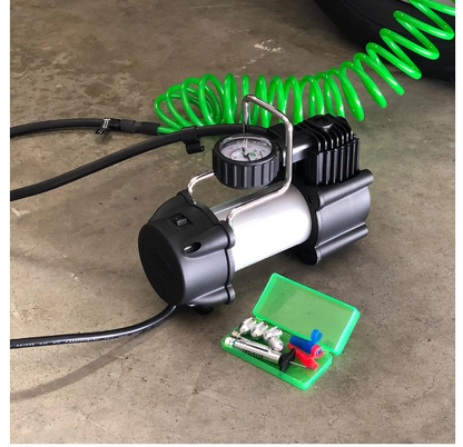 Garage Tire Compressor 120V – Inflator Kit with Accessories for Cars, Trucks & Bikes, Model 40045
