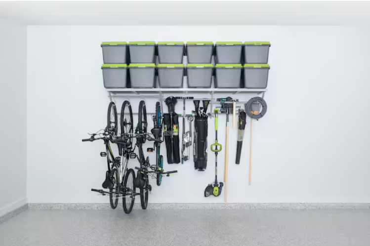 32" Shelf and Track Storage Extension Kit – Garage, Workshop & Home Storage System Upgrade