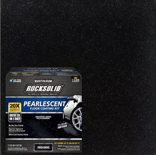 80 Oz. Pearlescent Pearl Black Garage Floor Kit