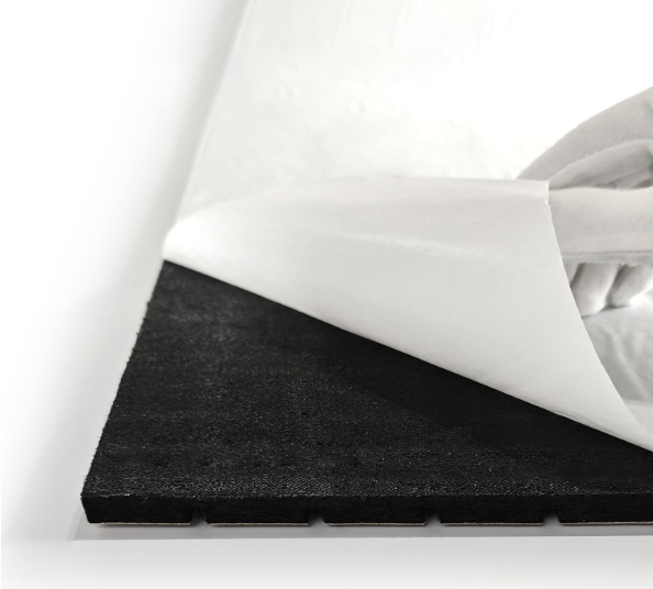 4-Piece Wood Slat Wall Panel – 47.2"x23.6" Natural Oak Peel & Stick Acoustic 3D Sound Absorbing Decor