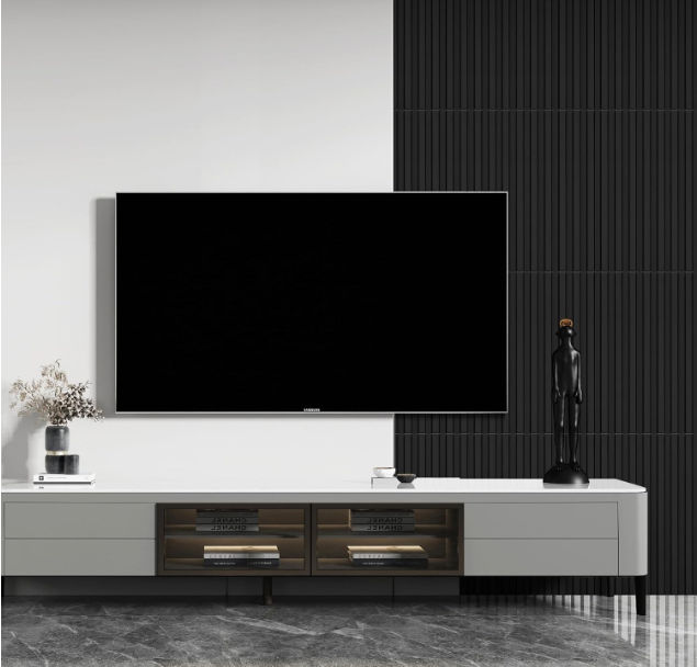 Modern Black Slat Wall Panels – 3D PVC Fluted Wall Decor Tiles 19.7" x 19.7" (12 Pack)