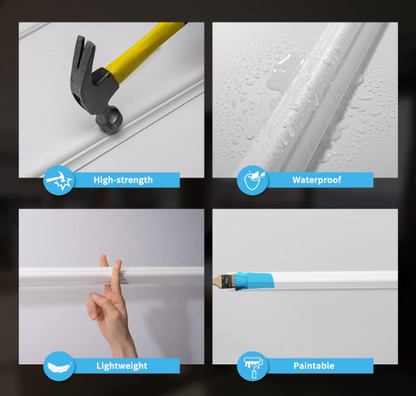 Art3d Pre-Cut Wainscoting Wall Molding Kit – 6PCS Panels for Interior Accent Walls