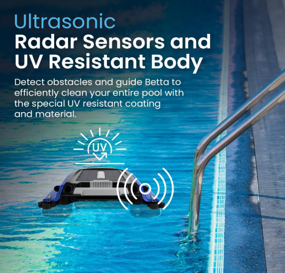 Betta SE Solar-Powered Pool Skimmer – Automatic Robotic Cleaner for Surface Debris