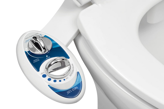LUXE Bidet NEO 120 – Self-Cleaning Non-Electric Bidet Attachment for Toilet | Adjustable Pressure Rear Wash