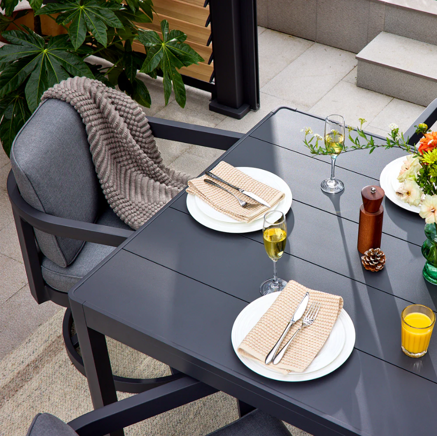 Luxury 7-Piece Outdoor Dining Set – Elegant & Stylish Patio Furniture