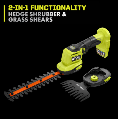 Trim Smarter – 18V ONE+ HP Compact Brushless Shear/Shrubber Kit