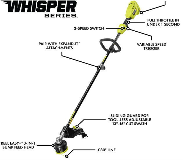 18V ONE+ HP Brushless 15” Attachment Capable String Trimmer Kit – Cordless Garden Tool