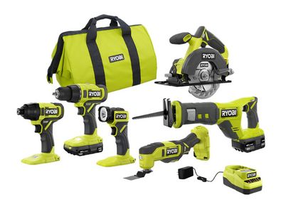 18V ONE+ 6-Tool Combo Kit – Cordless Power Tools Set