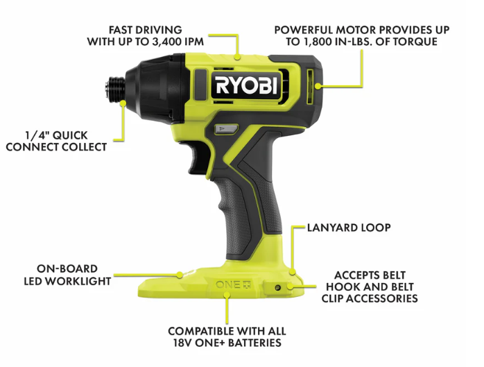 18V ONE+ 6-Tool Combo Kit – Cordless Power Tools Set