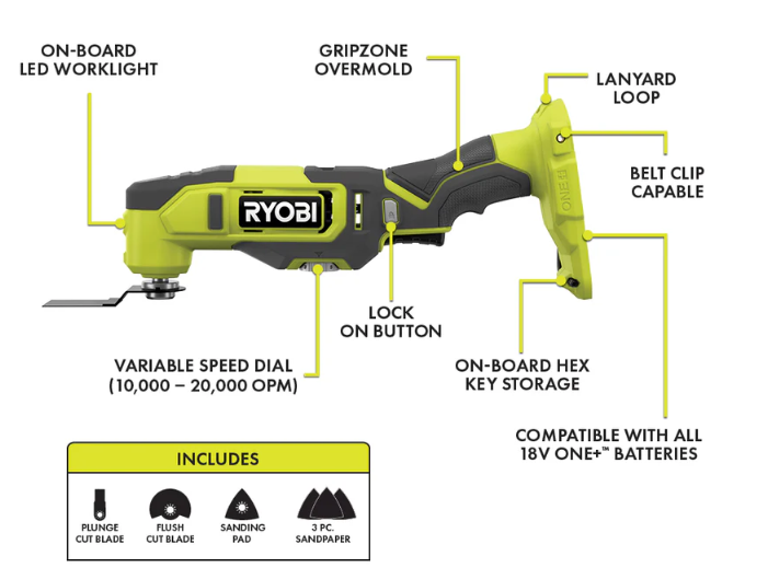 18V ONE+ 6-Tool Combo Kit – Cordless Power Tools Set