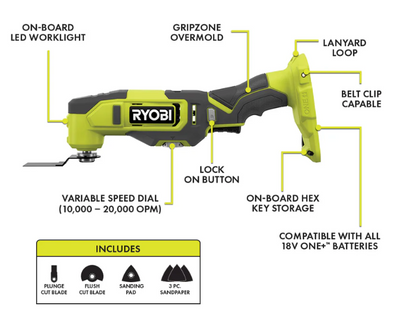 18V ONE+ 6-Tool Combo Kit – Cordless Power Tools Set