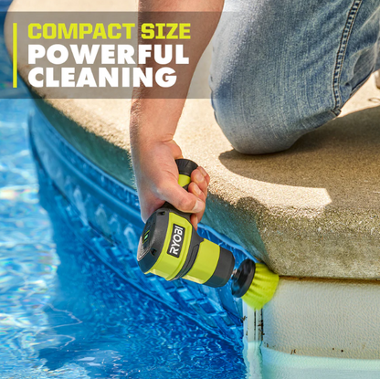 USB Rechargeable Lithium Power Scrubber Kit – Electric Cleaning Brush for Bathroom, Kitchen & Home