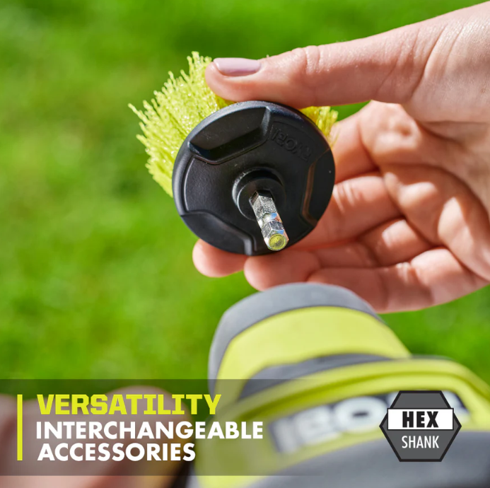 USB Rechargeable Lithium Power Scrubber Kit – Electric Cleaning Brush for Bathroom, Kitchen & Home