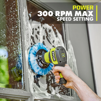 USB Rechargeable Lithium Power Scrubber Kit – Electric Cleaning Brush for Bathroom, Kitchen & Home