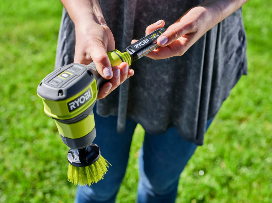 USB Rechargeable Lithium Power Scrubber Kit – Electric Cleaning Brush for Bathroom, Kitchen & Home