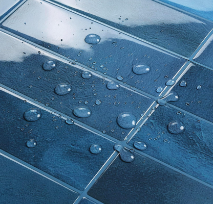 Blue Subway Tile Backsplash Peel & Stick – 12”x12” Adhesive Kitchen Wall Tiles, Renter Friendly (15 PCS)