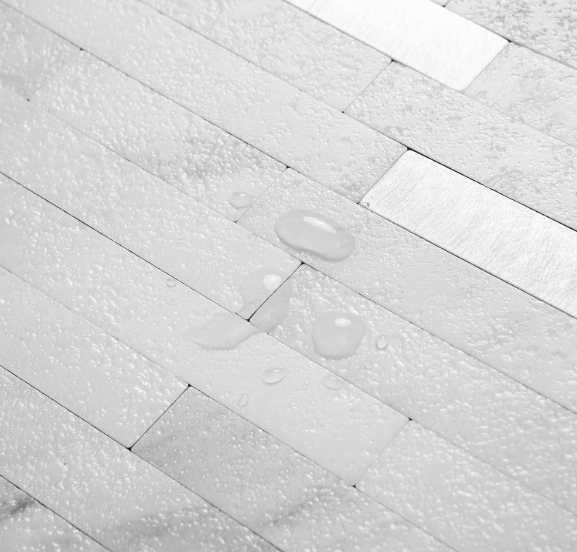 20-Sheet Faux Stone Peel & Stick Backsplash – White Marble PVC Wall Tiles for Kitchen