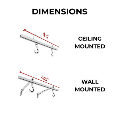 Ceiling Bike Storage Rack – Overhead Garage Organizer for 2+ Bikes, Space-Saving System