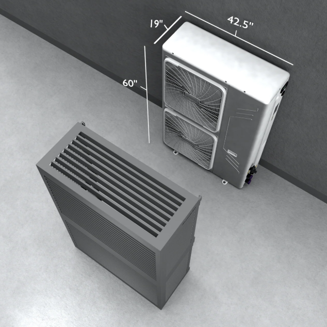 Mini-Split AC Cover - Dual Fan