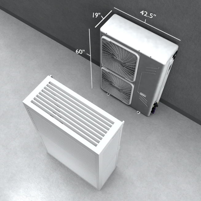 Mini-Split AC Cover - Dual Fan