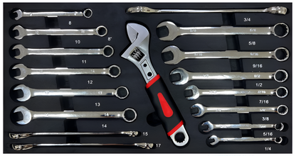 439 Piece Mechanics Tool Set with 3 Drawer Heavy Duty Metal Box – Professional Auto Repair Tool Kit, Complete Household & Garage Tool Set, Portable Organizer Case Red & Black