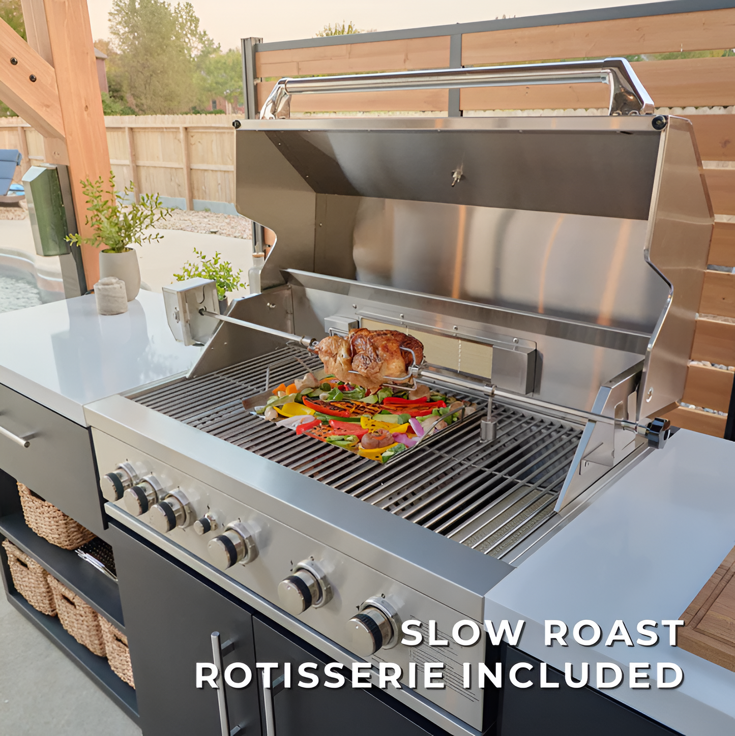 Timber Rock Outdoor Grill Cook Station