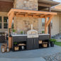 Timber Rock Outdoor Pizza Oven Cook Station