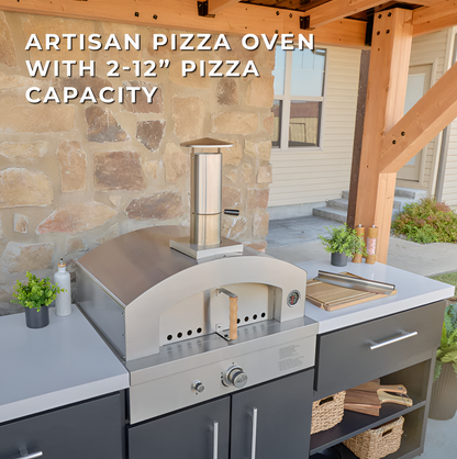 Timber Rock Outdoor Pizza Oven Cook Station