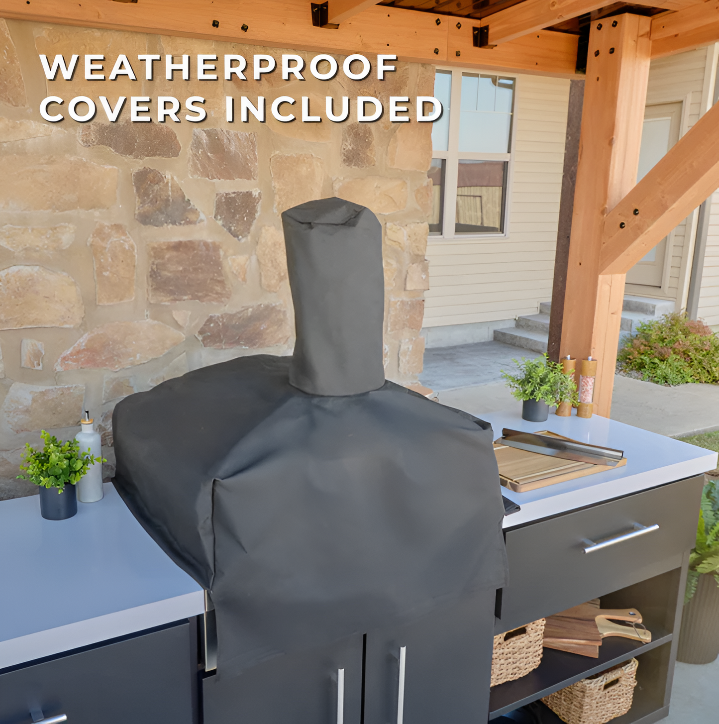 Timber Rock Outdoor Pizza Oven Cook Station