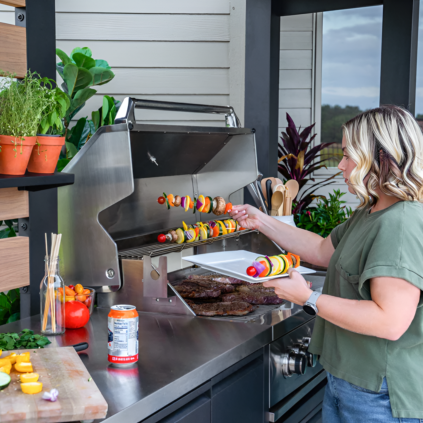 Fusion Flame Outdoor Kitchen