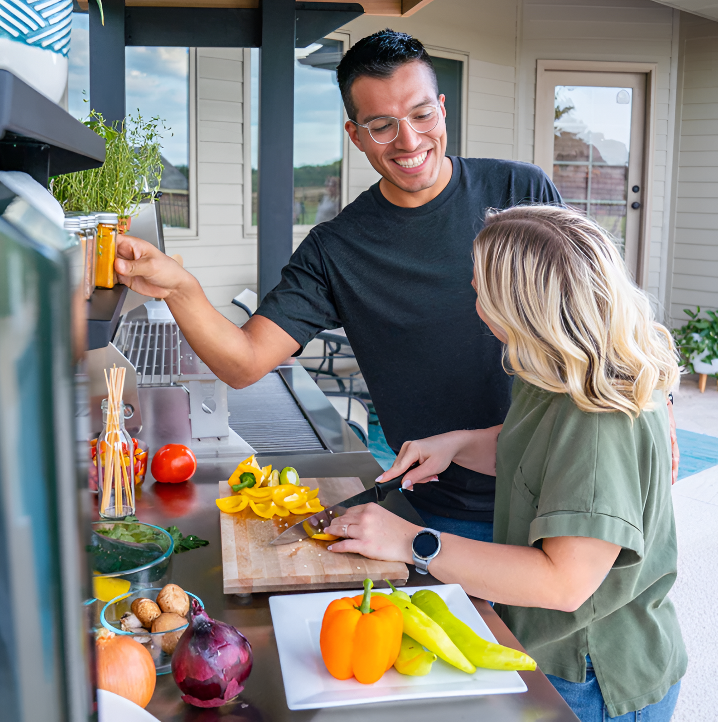 Fusion Flame Outdoor Kitchen