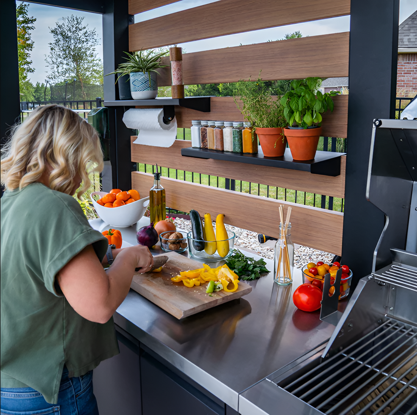 Fusion Flame Outdoor Kitchen