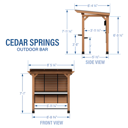 Cedar Springs Outdoor Bar