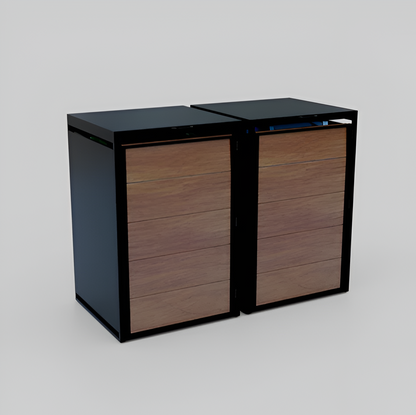 Garbage Bin Enclosure – Outdoor Trash Can Cover & Organizer