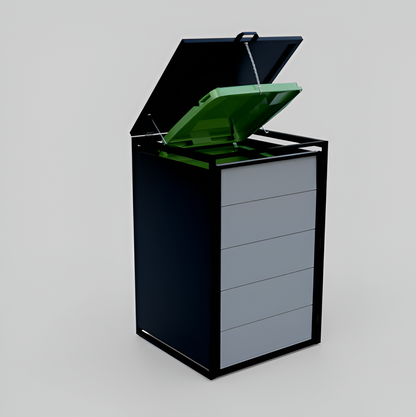 Garbage Bin Enclosure – Outdoor Trash Can Cover & Organizer