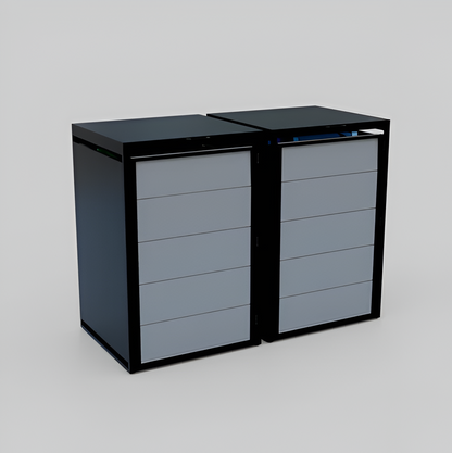 Garbage Bin Enclosure – Outdoor Trash Can Cover & Organizer