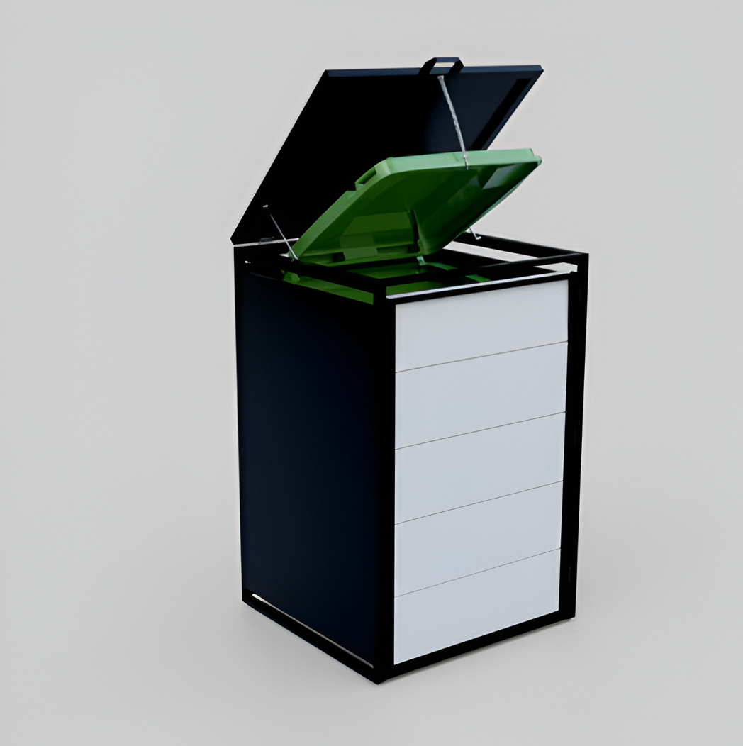 Garbage Bin Enclosure – Outdoor Trash Can Cover & Organizer