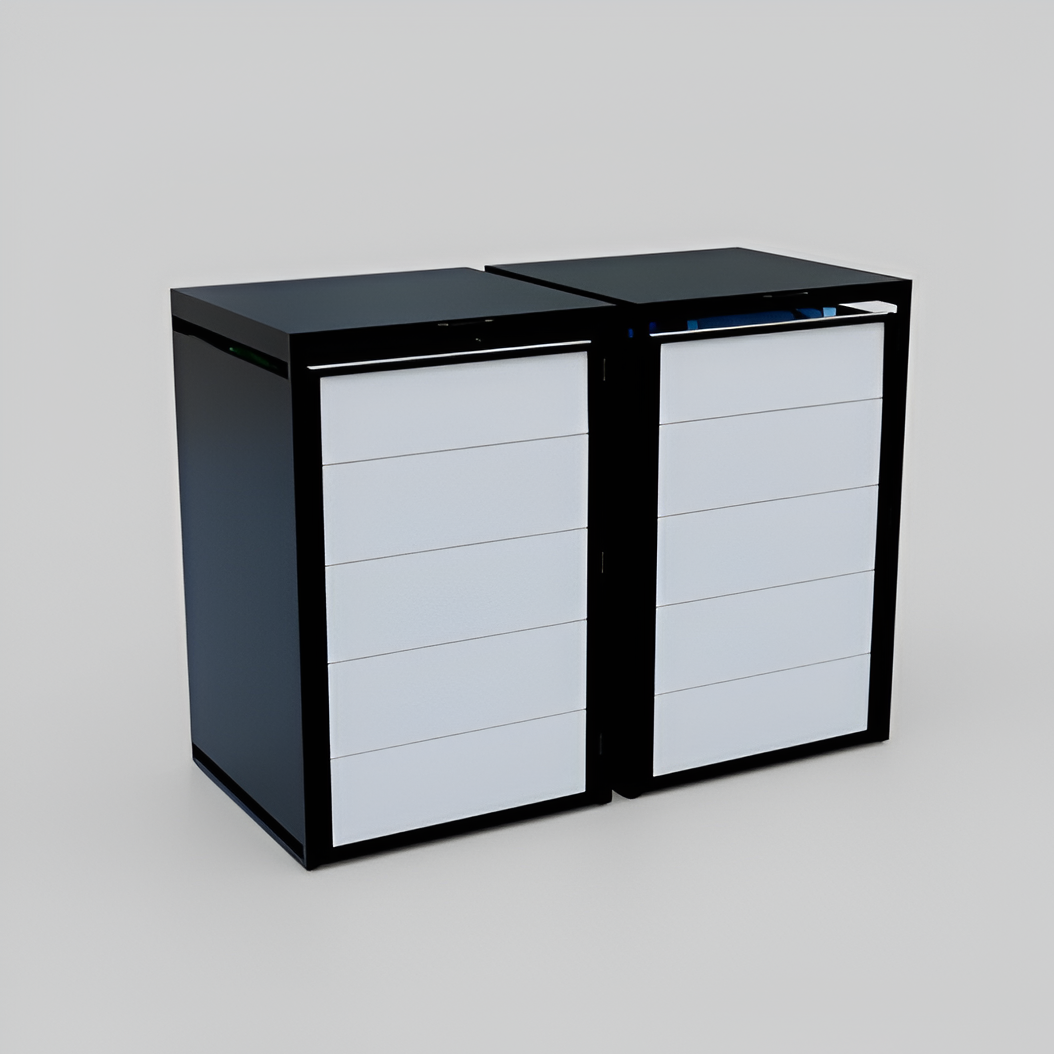 Garbage Bin Enclosure – Outdoor Trash Can Cover & Organizer