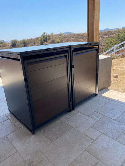 Garbage Bin Enclosure – Outdoor Trash Can Cover & Organizer