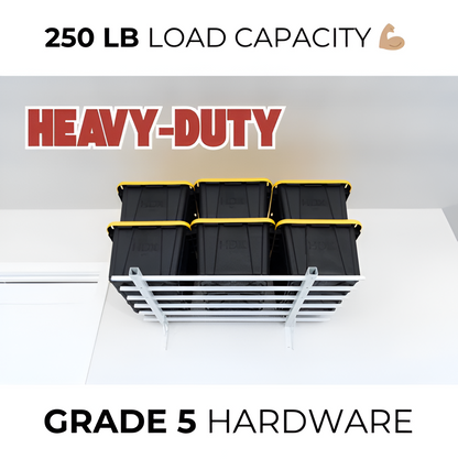 Heavy-Duty Wall Shelf – Space-Saving Storage Rack, Zero Floor Clutter Organizer